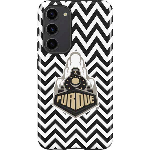 Purdue University Purdue Chevron Galaxy S23 Plus Pro Case