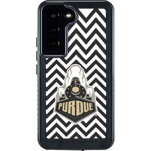 Purdue University Purdue Chevron Galaxy S23 Waterproof Case