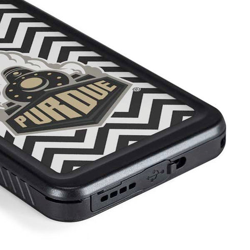 Purdue University Purdue Chevron Galaxy S23 Waterproof Case