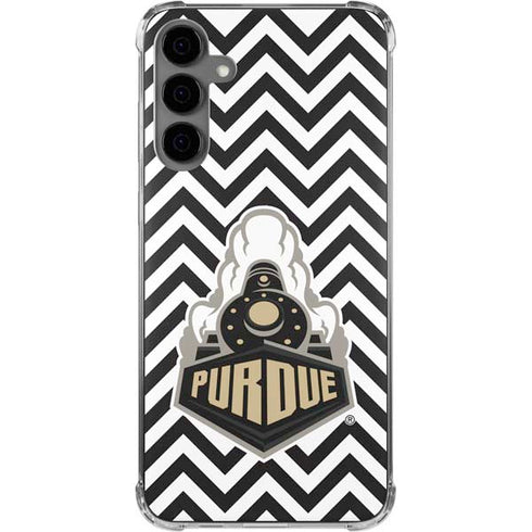 Purdue University Purdue Chevron Galaxy S24 Plus Clear Case