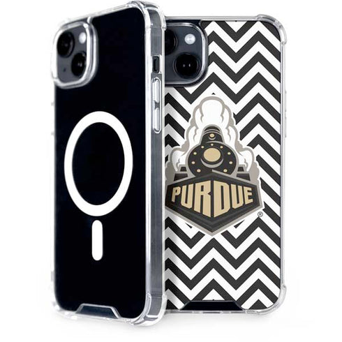 Purdue University Purdue Chevron iPhone 15 Plus MagSafe Case