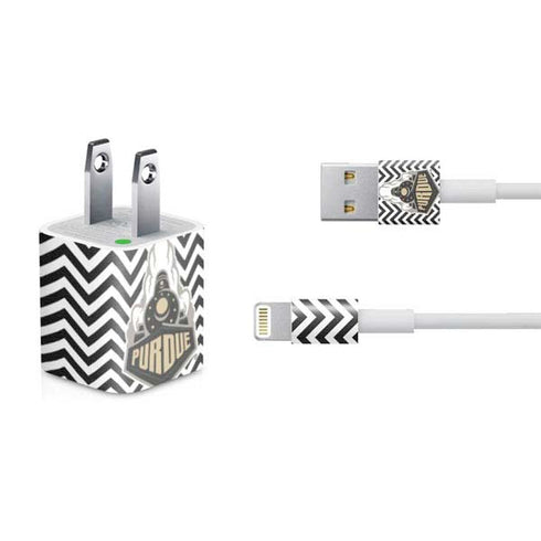 Purdue University Purdue Chevron iPhone Charger (5W USB) Skin