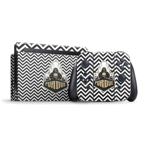 Purdue University Purdue Chevron Nintendo Switch Bundle Skin