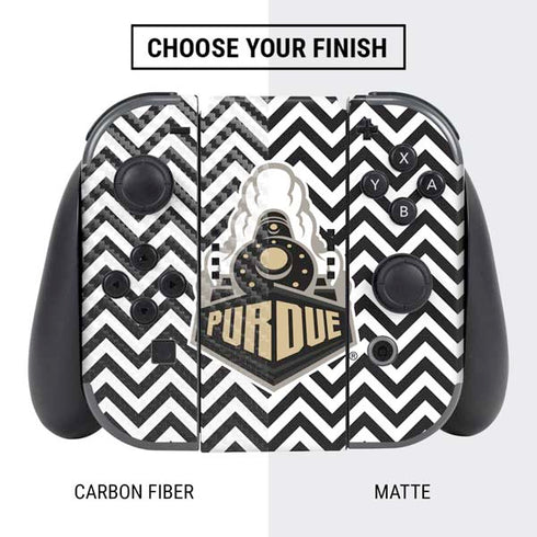 Purdue University Purdue Chevron Nintendo Switch Bundle Skin