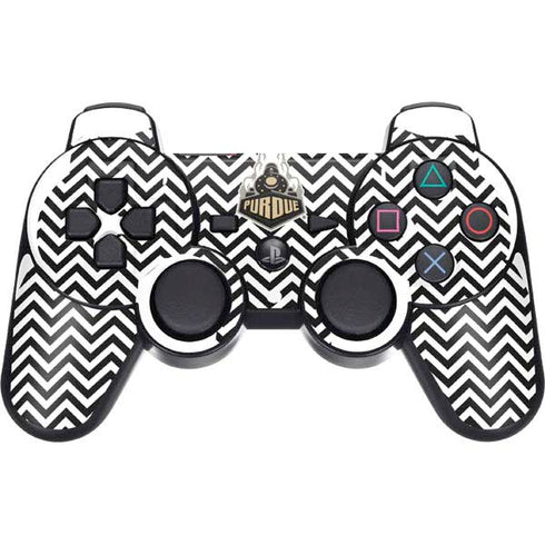 Purdue University Purdue Chevron PS3 Dual Shock wireless controller Skin
