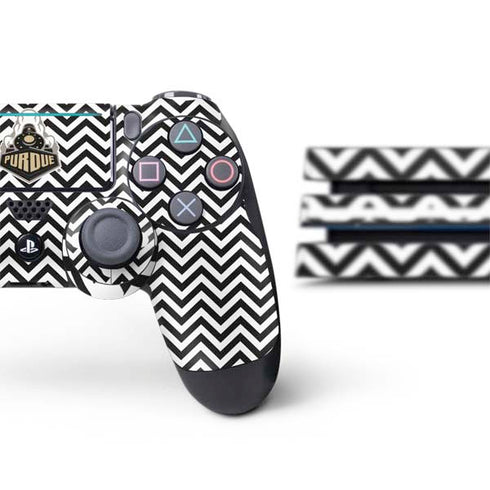 Purdue University Purdue Chevron PS4 Pro Bundle Skin