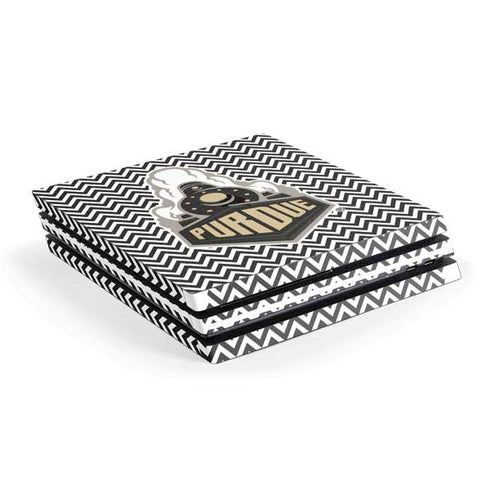 Purdue University Purdue Chevron PS4 Pro Console Skin