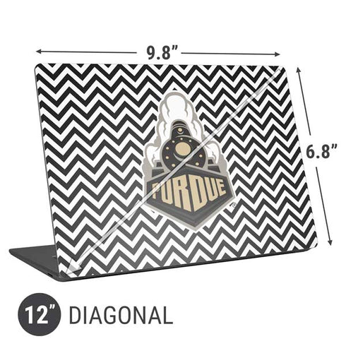 Purdue University Purdue Chevron Universal Laptop 12in (9.8 x 6.8in) Skin