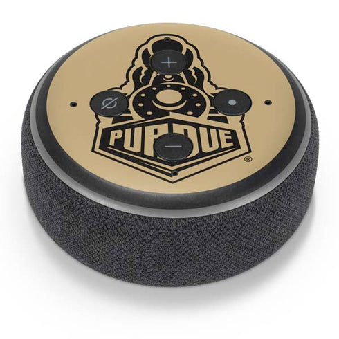 Purdue University Purdue Gold Signature Logo Amazon Echo Dot Skin