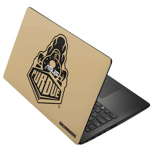 Purdue University Purdue Gold Signature Logo Asus X502CA 15.6 Skin