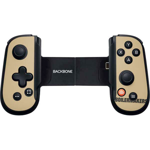 Purdue University Purdue Gold Signature Logo Backbone One for iPhone Game Controller Skin