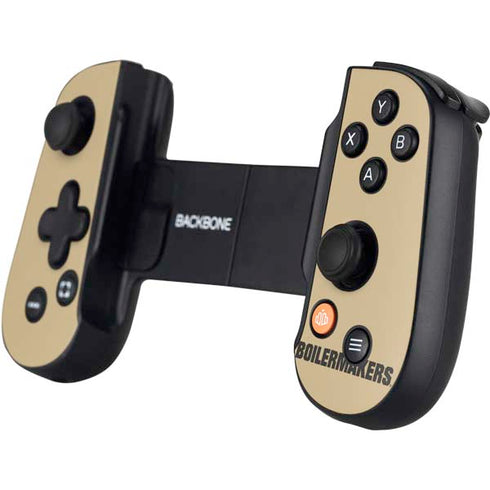 Purdue University Purdue Gold Signature Logo Backbone One for iPhone Game Controller Skin