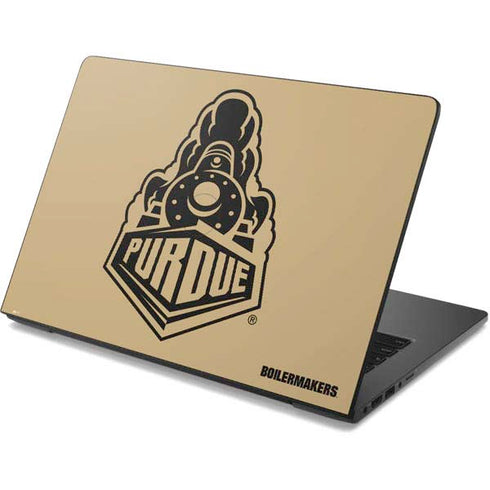 Purdue University Purdue Gold Signature Logo Dell Chromebook Skin