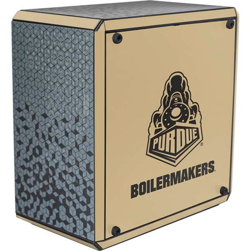 Purdue University Purdue Gold Signature Logo Cooler Master MasterBox Q300L Mini Tower Skin