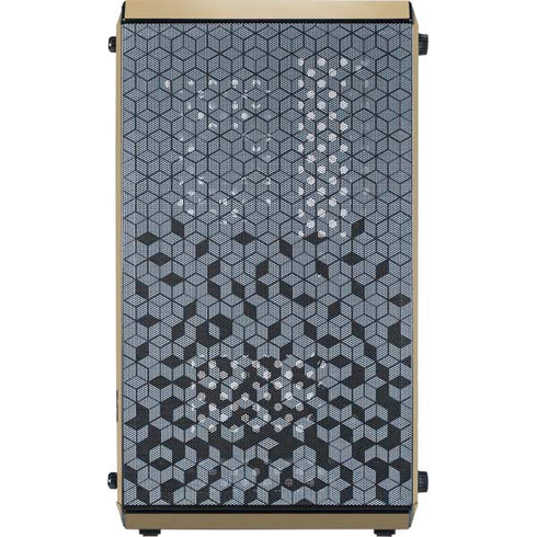 Purdue University Purdue Gold Signature Logo Cooler Master MasterBox Q300L Mini Tower Skin