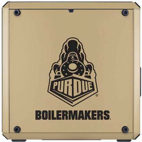 Purdue University Purdue Gold Signature Logo Cooler Master MasterBox Q300L Mini Tower Skin
