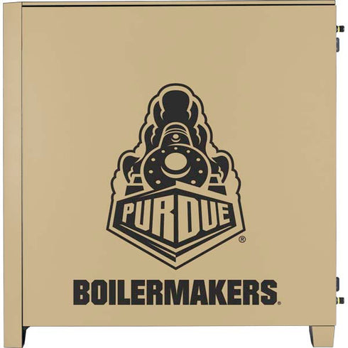 Purdue University Purdue Gold Signature Logo Corsair 4000D Tempered Glass Mid-Tower ATX Case Skin