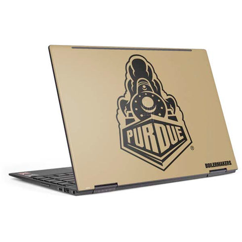 Purdue University Purdue Gold Signature Logo HP Envy Skin