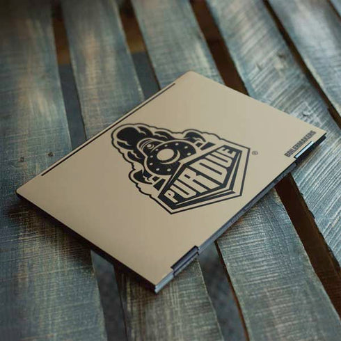 Purdue University Purdue Gold Signature Logo HP Envy Skin