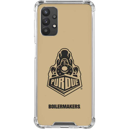 Purdue University Purdue Gold Signature Logo Galaxy A32 5G Clear Case