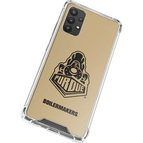 Purdue University Purdue Gold Signature Logo Galaxy A32 5G Clear Case