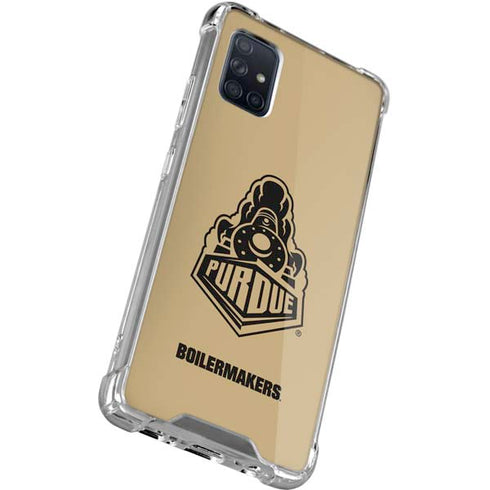 Purdue University Purdue Gold Signature Logo Galaxy A51 5G Clear Case