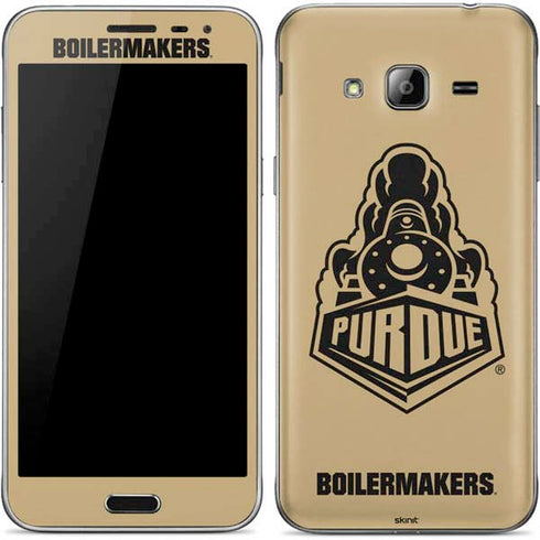 Purdue University Purdue Gold Signature Logo Galaxy J3 Skin