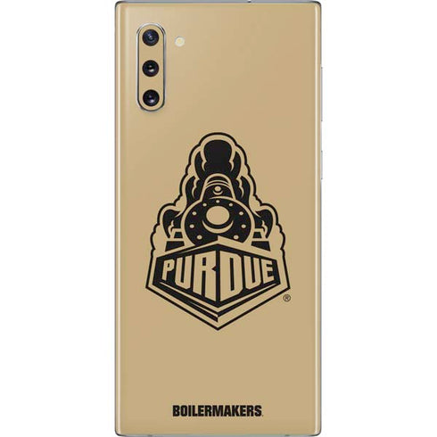 Purdue University Purdue Gold Signature Logo Galaxy Note 10 Skin