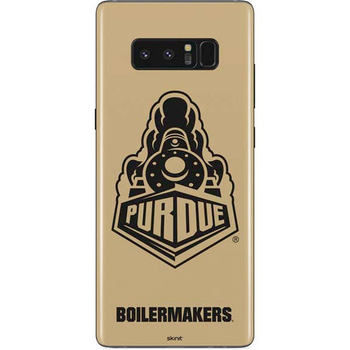 Purdue University Purdue Gold Signature Logo Galaxy Note 8 Skin