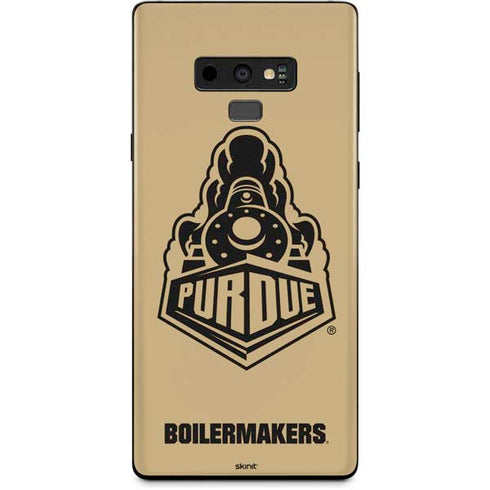 Purdue University Purdue Gold Signature Logo Galaxy Note 9 Skin