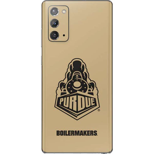 Purdue University Purdue Gold Signature Logo Galaxy Note20 5G Skin