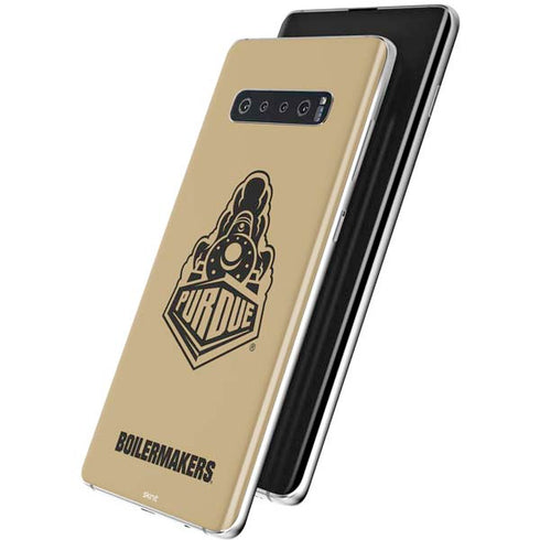 Purdue University Purdue Gold Signature Logo Galaxy S10 Skin