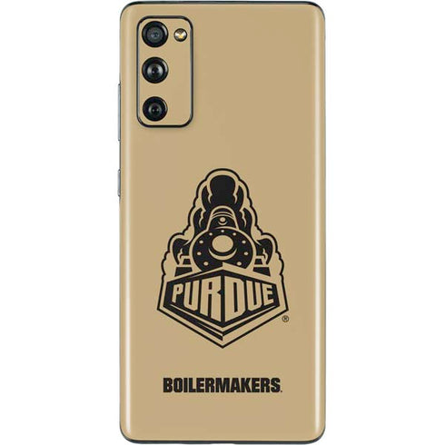 Purdue University Purdue Gold Signature Logo Galaxy S20 Fan Edition Skin