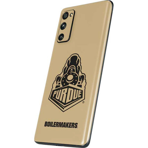 Purdue University Purdue Gold Signature Logo Galaxy S20 Fan Edition Skin