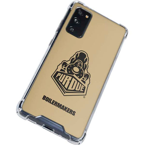 Purdue University Purdue Gold Signature Logo Galaxy S20 FE Clear Case