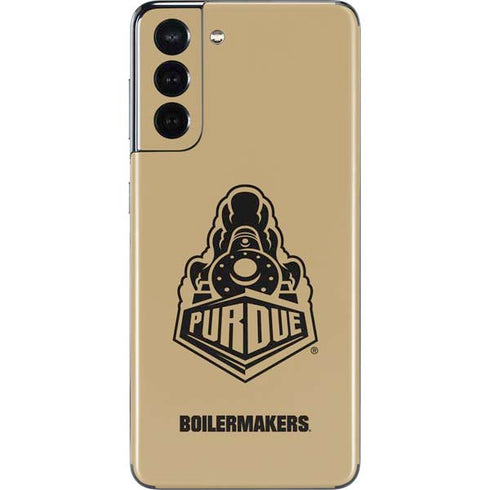 Purdue University Purdue Gold Signature Logo Galaxy S21 5G Skin
