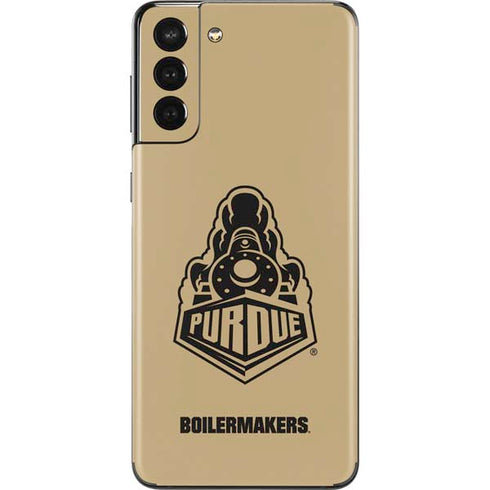 Purdue University Purdue Gold Signature Logo Galaxy S21 Plus 5G Skin