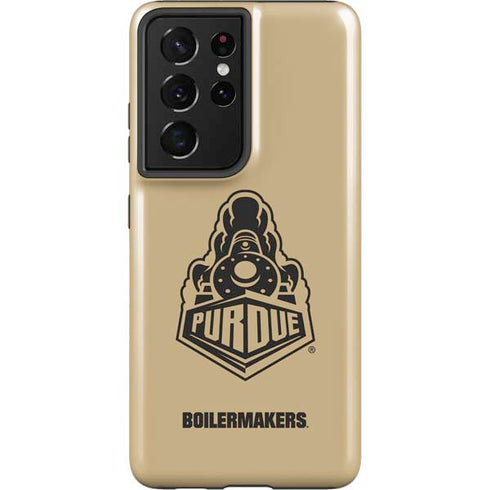 Purdue University Purdue Gold Signature Logo Galaxy S21 Ultra 5G Pro Case