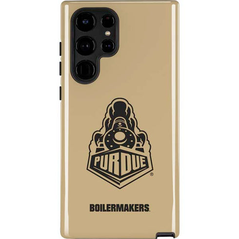 Purdue University Purdue Gold Signature Logo Galaxy S22 Ultra Pro Case