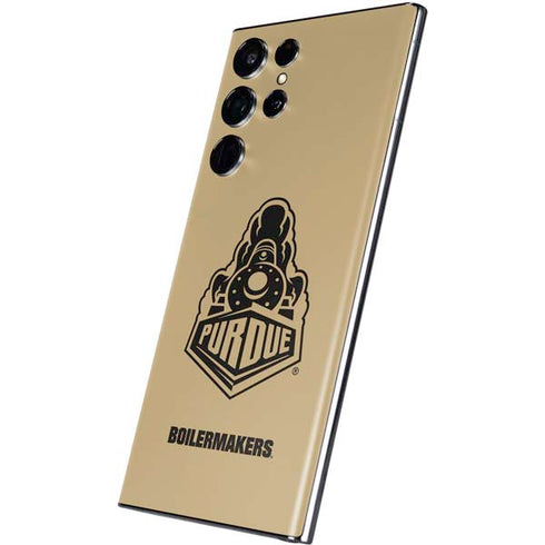 Purdue University Purdue Gold Signature Logo Galaxy S22 Ultra Skin