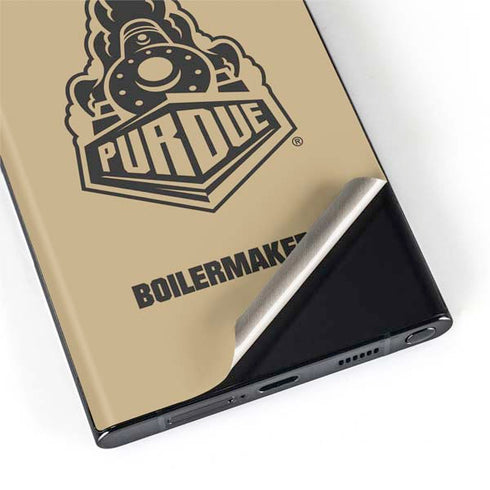 Purdue University Purdue Gold Signature Logo Galaxy S22 Ultra Skin