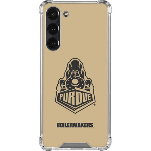 Purdue University Purdue Gold Signature Logo Galaxy S23 Plus Clear Case