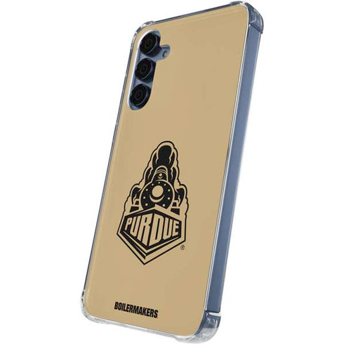 Purdue University Purdue Gold Signature Logo Galaxy S24 Clear Case