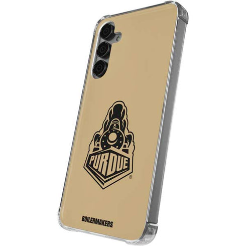Purdue University Purdue Gold Signature Logo Galaxy S24 Plus Clear Case