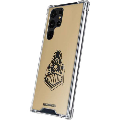 Purdue University Purdue Gold Signature Logo Galaxy S24 Ultra Clear Case