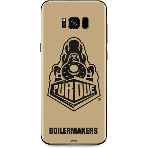 Purdue University Purdue Gold Signature Logo Galaxy S8 Skin