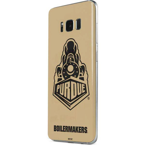 Purdue University Purdue Gold Signature Logo Galaxy S8 Skin