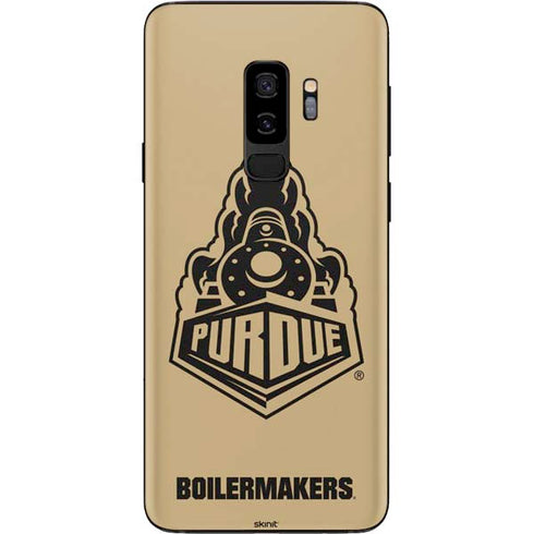 Purdue University Purdue Gold Signature Logo Galaxy S9 Plus Skin