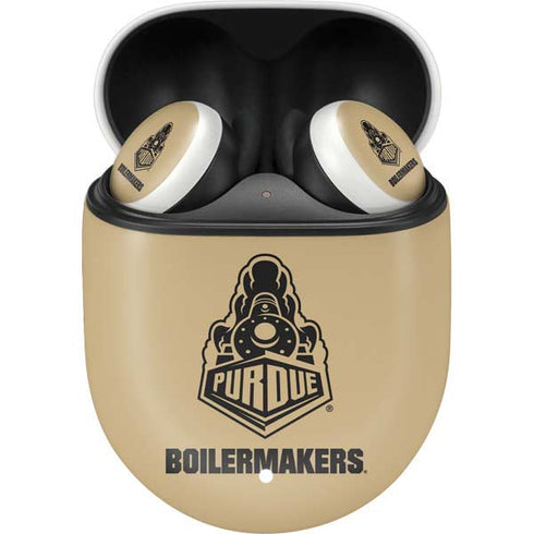Purdue University Purdue Gold Signature Logo Google Pixel Buds Skin