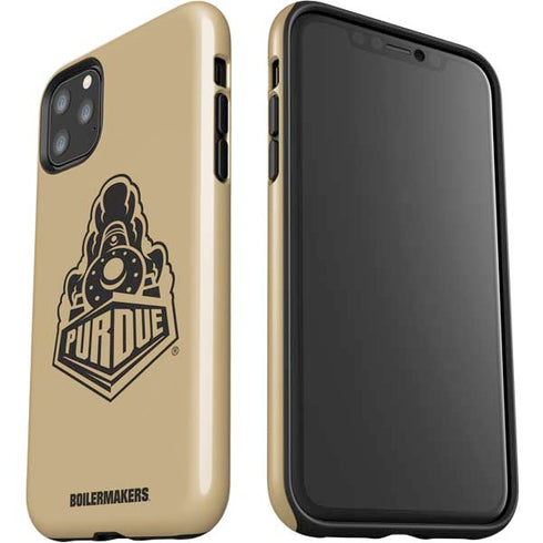 Purdue University Purdue Gold Signature Logo iPhone 11 Pro Max Impact Case